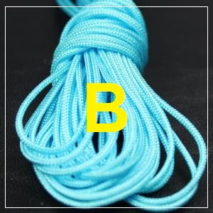 Macrame Cord - 1.8mm Aqua Blue